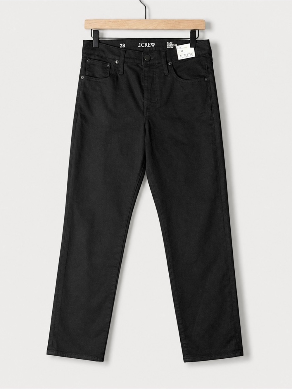 J.Crew Slim Mid Rise Super-Stretch Black Skinny Jeans Women’s Size 28 NWT